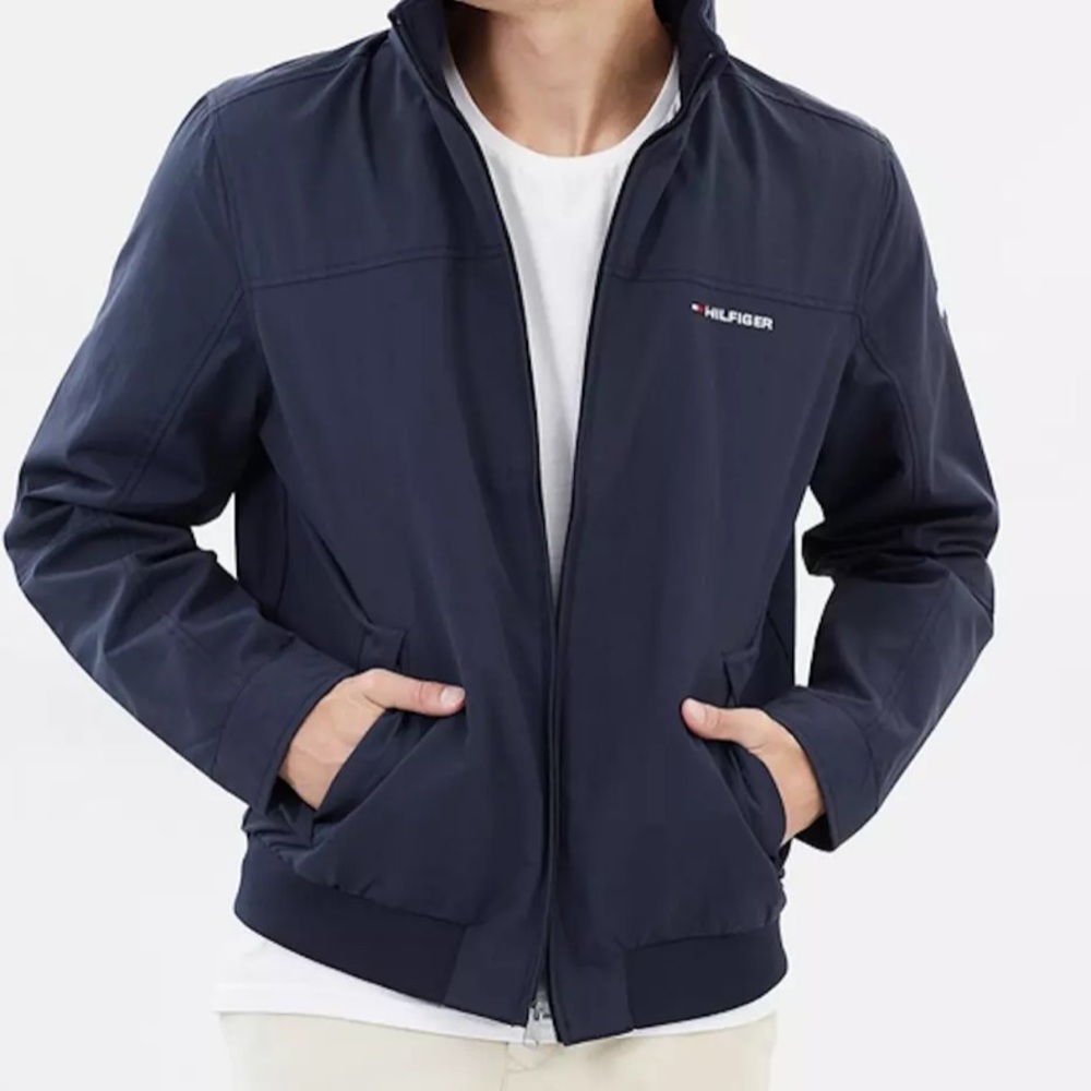 Tommy Hilfiger Yachting Jacket Lined with Mesh Windbreaker w Hood